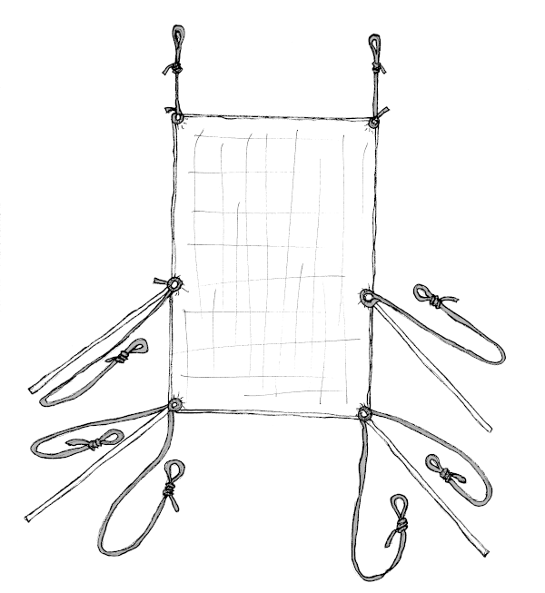 Sketch of rhe Canopy parts assembled.